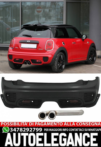PARAURTI POSTERIORE ADATTO PER MINI ONE III F56 3D 2014+ JCW DESIGN