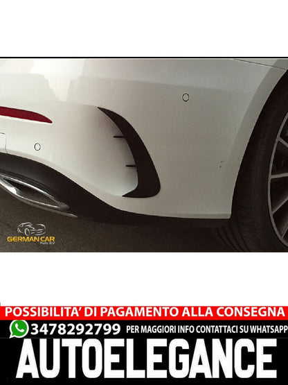 AMG LOOK AERO FLAPS rear BLACK for Mercedes A-Class V177 