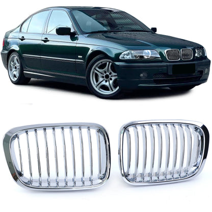 Chrome Performance Radiator Grille suitable for BMW 3 Series E46 Saloon Touring 98-01