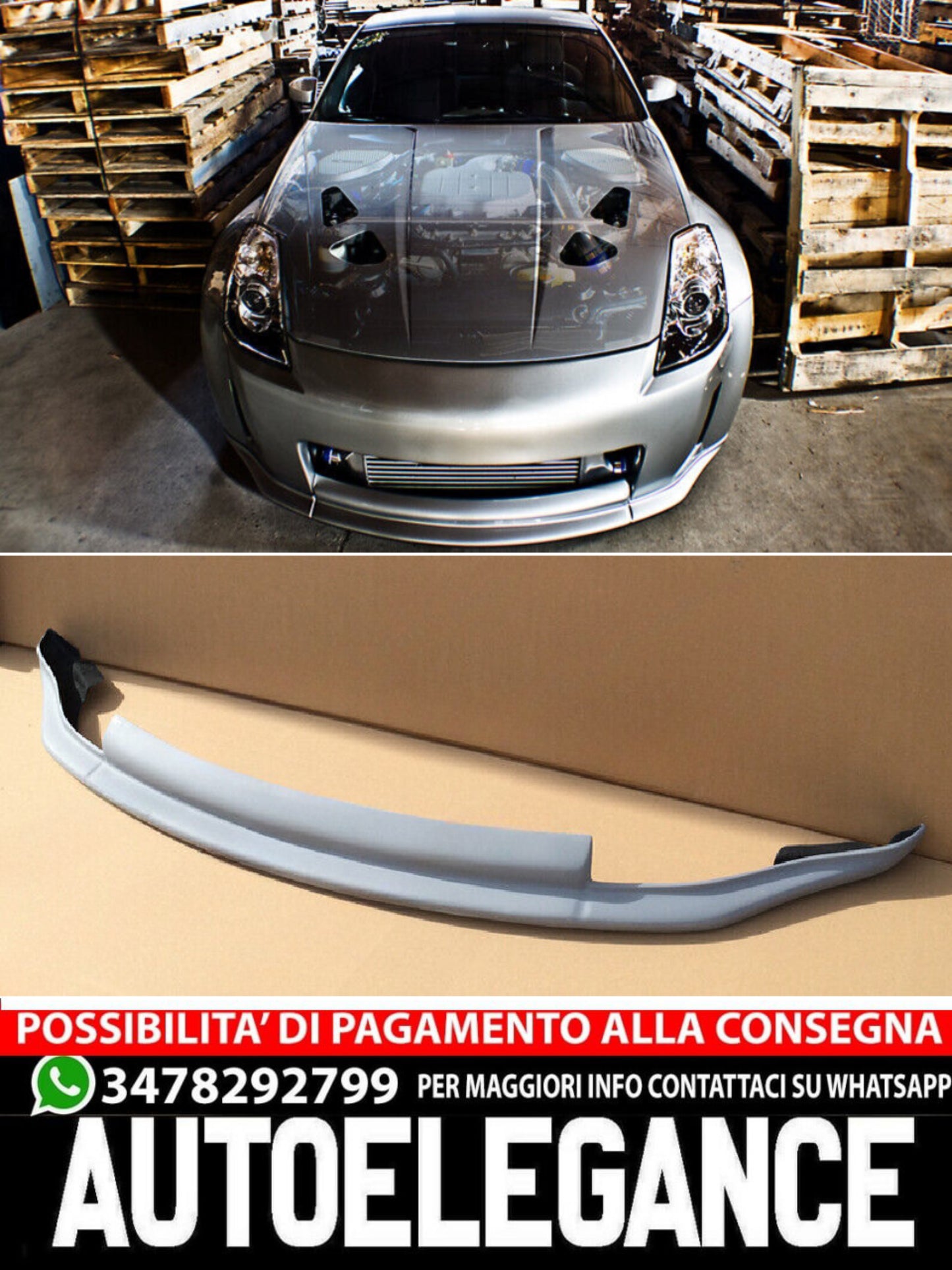 GREMBIALATURA ANTERIORE PER NISSAN 350Z ( 2002-2006 )
