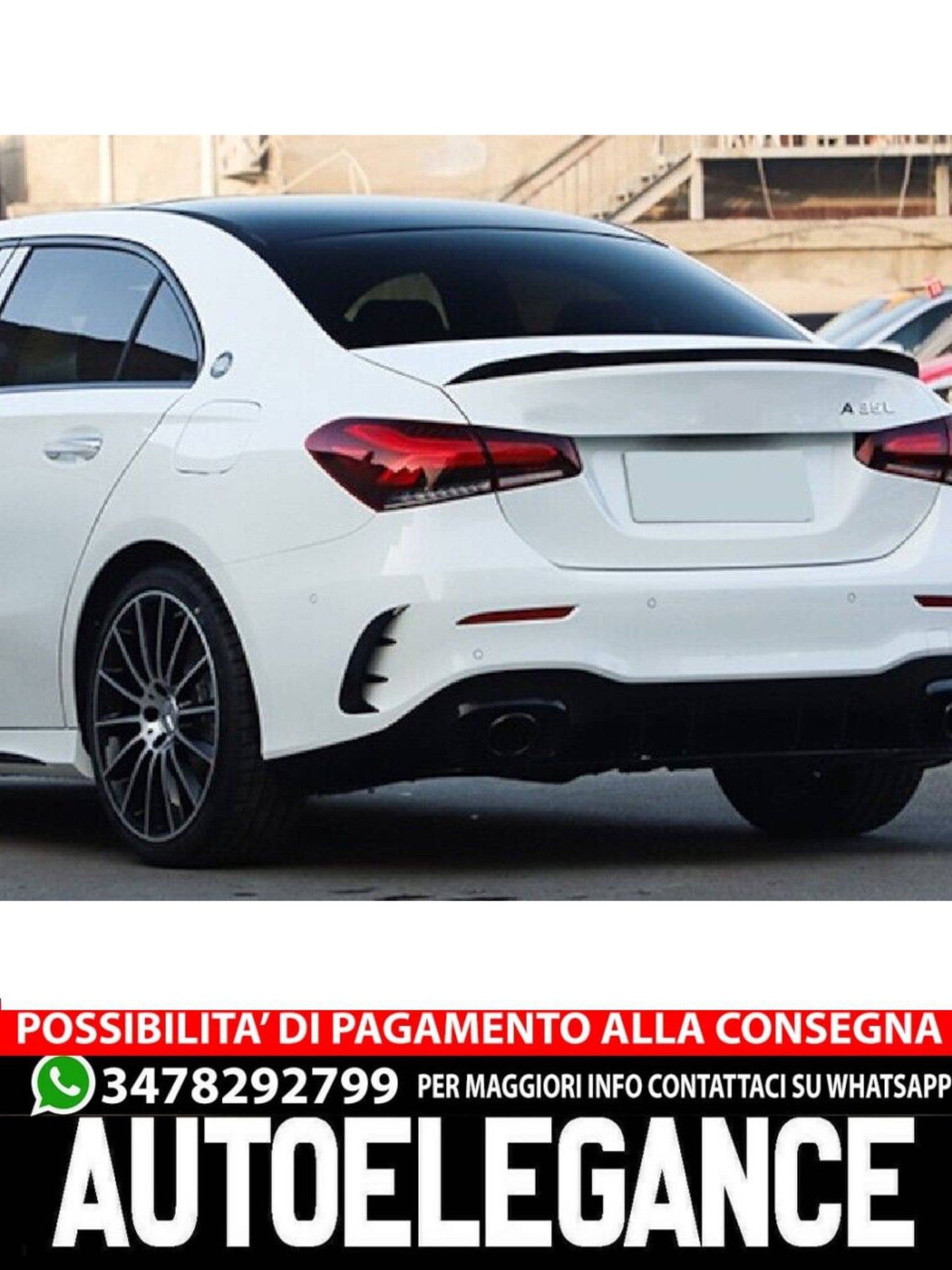 SPOILER adatto per Mercedes A class V177 2018+