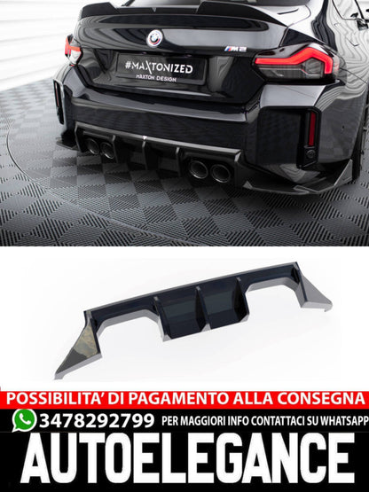 DIFFUSORE POSTERIORE FIBRA DI CARBONIO ADATTO PER BMW M2 G87  ( 2023 - )
