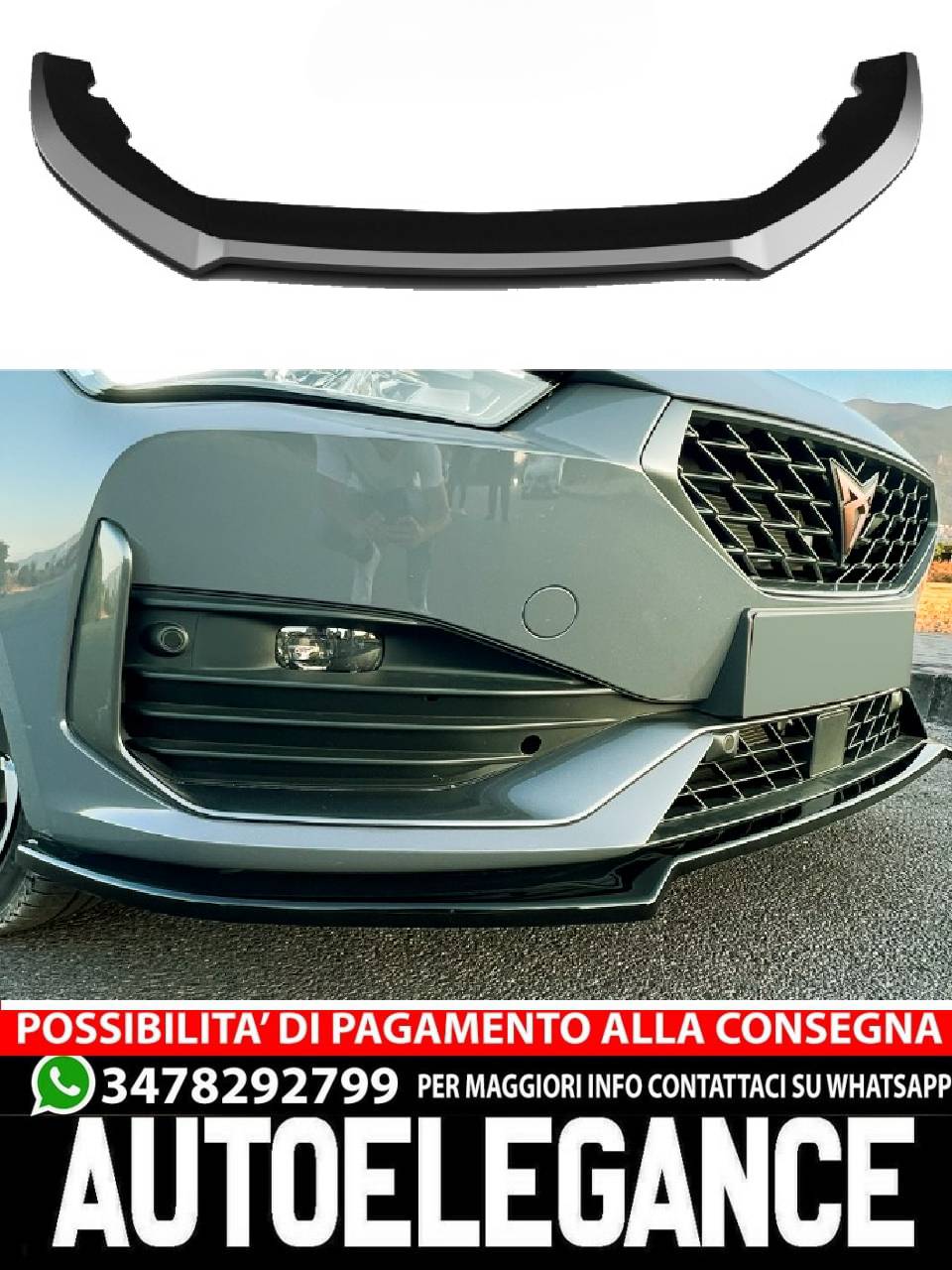 SPLITTER adatto per CUPRA Leon / Leon Sportstourer 2020+