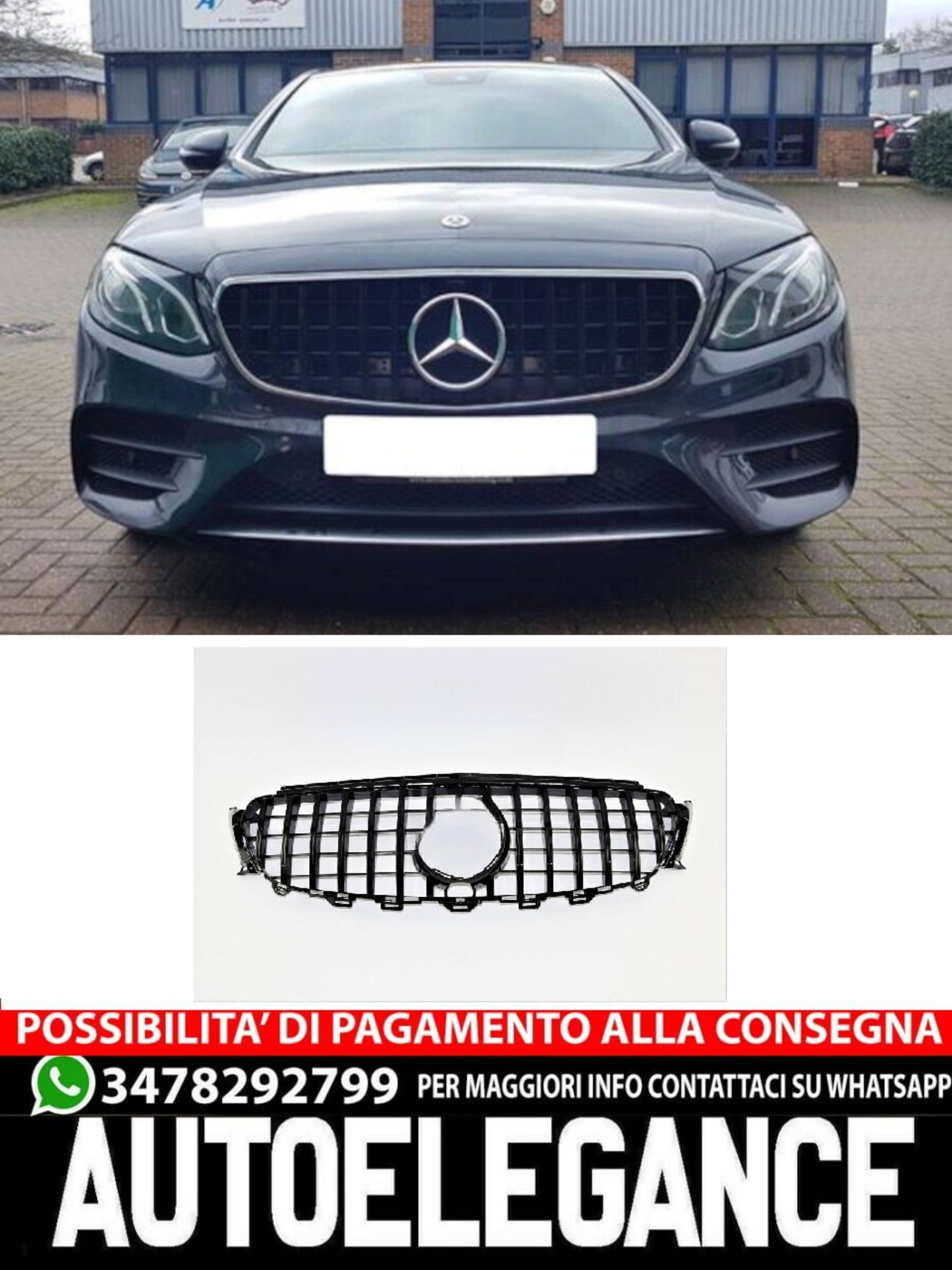 GRIGLIE adatto per Mercedes E class W213 2016-2019