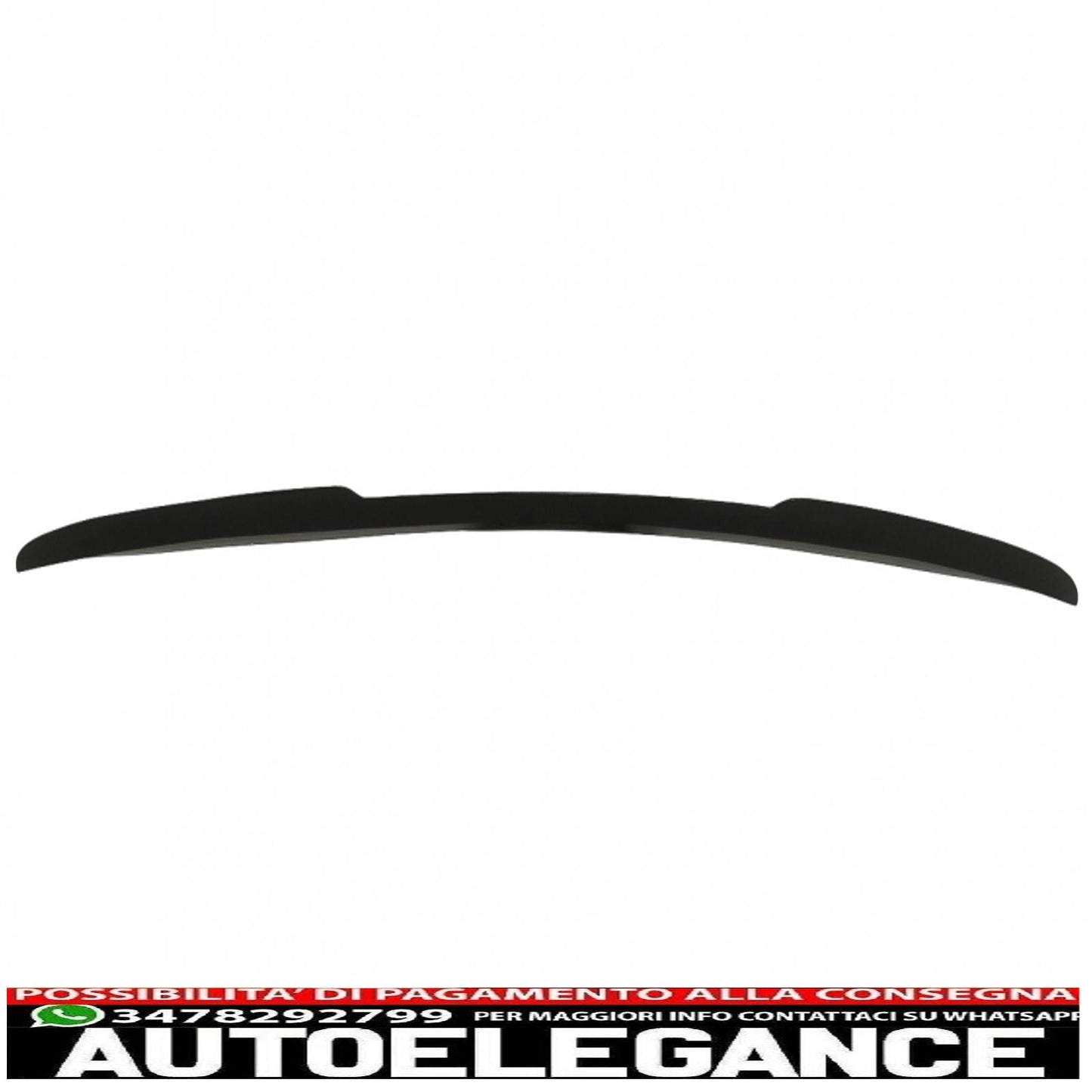 trunk spoiler suitable for alfa romeo giulia 952 (2016-2021) piano black 