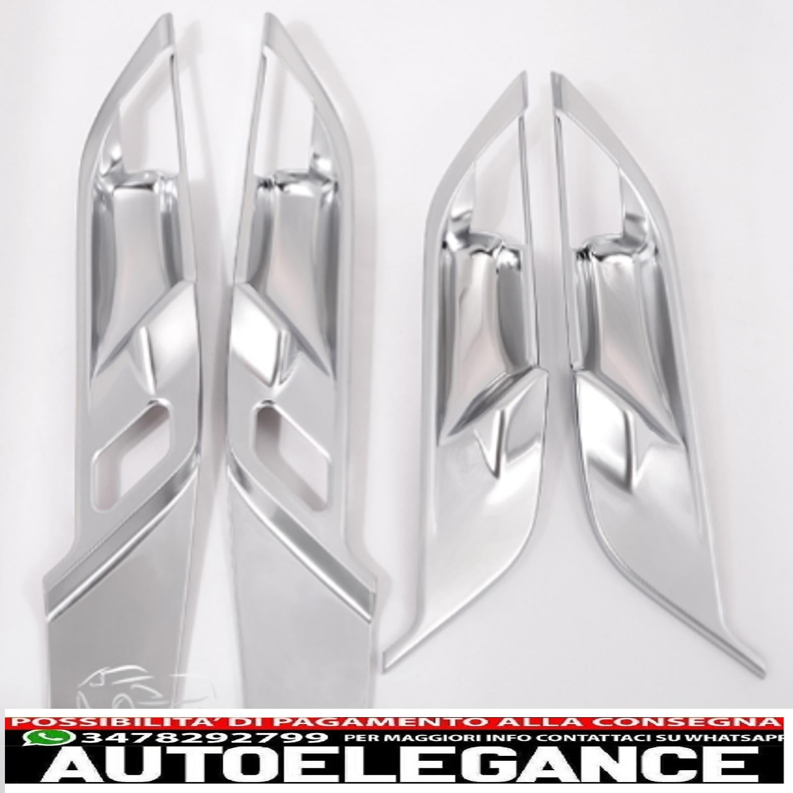 buchi maniglie porta gusci rivestimento porta cromato per bmw x1 f48-mostra il titolo originaletesto originaletürgriffmulden schalen türverkleidung chrom für bmw x1 f48 AUTOELEGANCERICAMBI