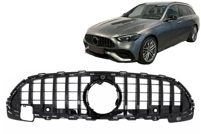 Grille for Mercedes C-Class W206 Sedan S206 T-Modell 2021+ GTR Design 