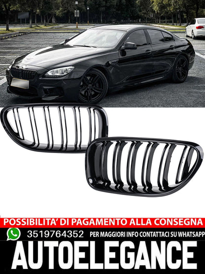 Griglia rene doppia passerella adatta per BMW Serie 6 F06 F12 F13 Coupé - 2017