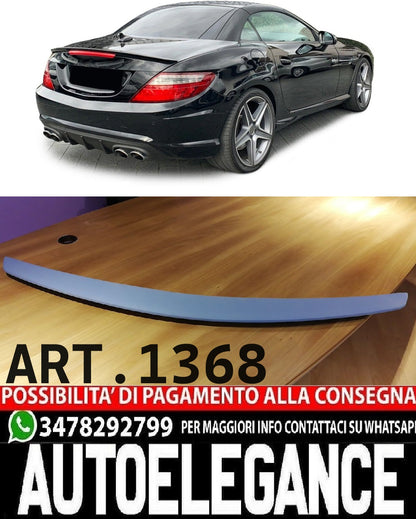 SPOILER BAGAGLIAIO ADATTO PER MERCEDES SLK R172 2011-2020 GREZZO LOOK SPORTIVO