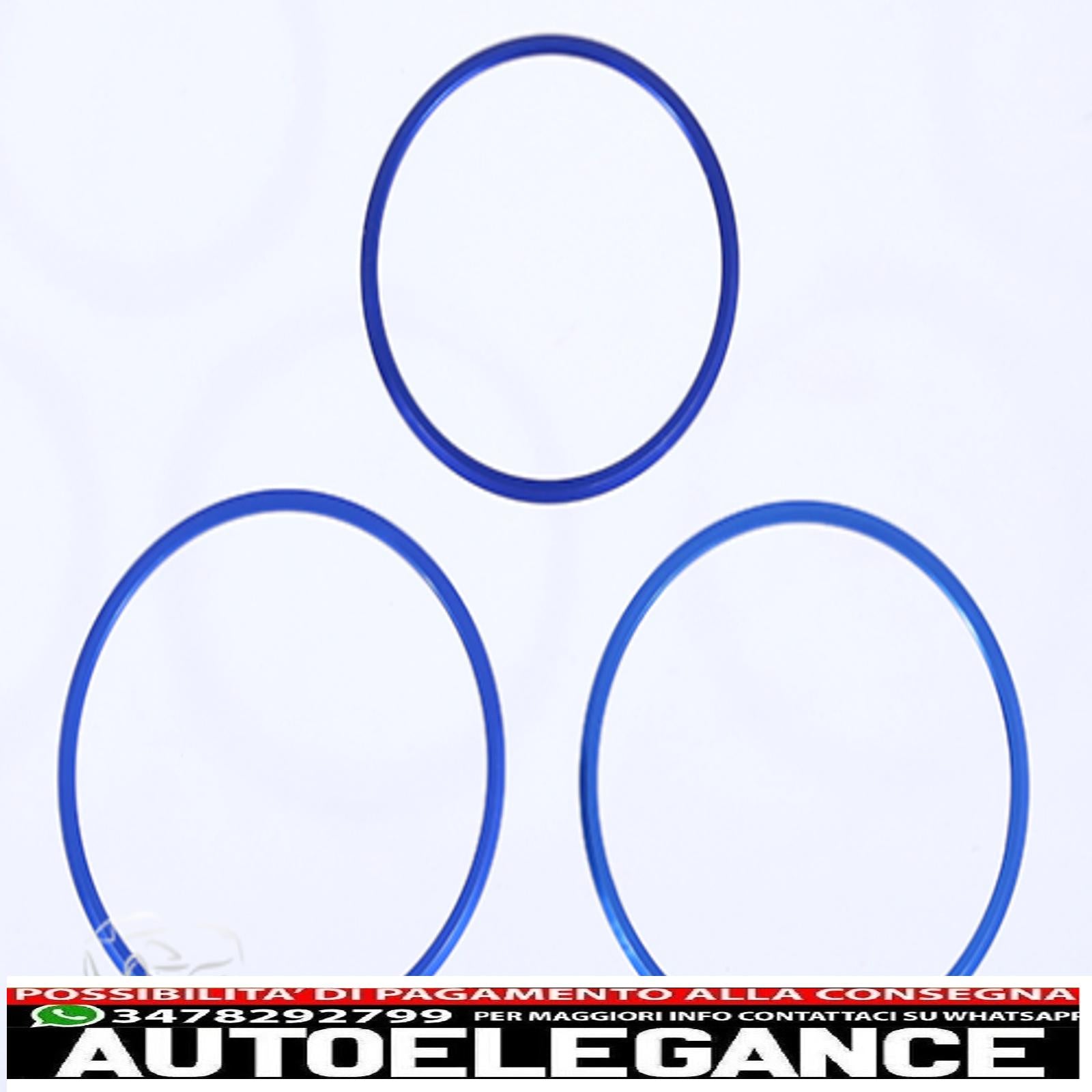 anelli regolazione sedile blu alluminio per mercedes a, b, cla, gla-mostra il titolo originaletesto originalesitzverstellung ringe blau aluminium für mercedes a, b, cla, gla AUTOELEGANCERICAMBI