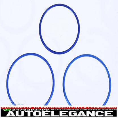 anelli regolazione sedile blu alluminio per mercedes a, b, cla, gla-mostra il titolo originaletesto originalesitzverstellung ringe blau aluminium für mercedes a, b, cla, gla AUTOELEGANCERICAMBI