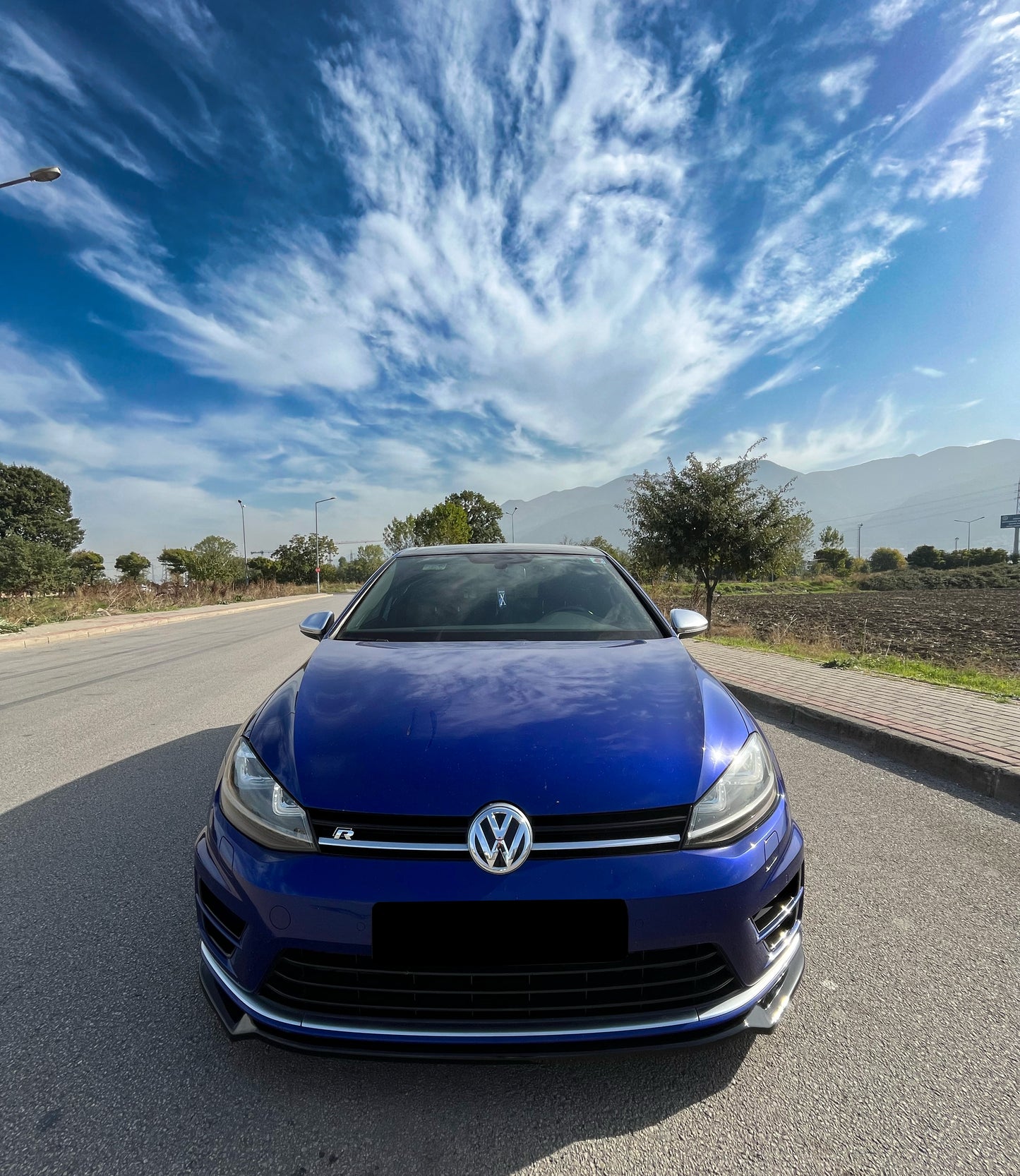 Splitter Anteriore VW VOLKSWAGEN Golf MK 7 R/R Line 2013-2016 Con ABE TÜV