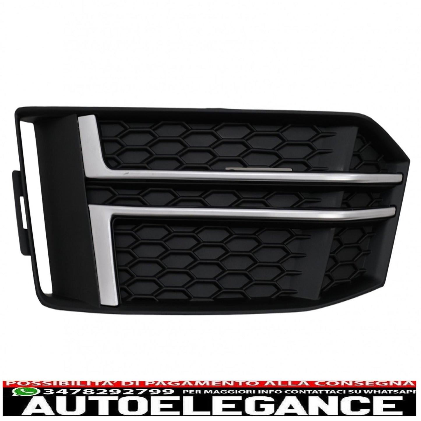 coperture inferiori della griglia del paraurti griglie laterali adatte per audi a4 b9 berlina avant (2016-2018) s-line AUTOELEGANCERICAMBI