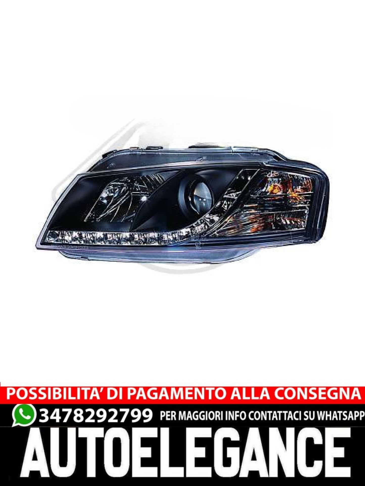 REAR LIGHTS COMPATIBLE WITH AUDI A3 8P 03-08