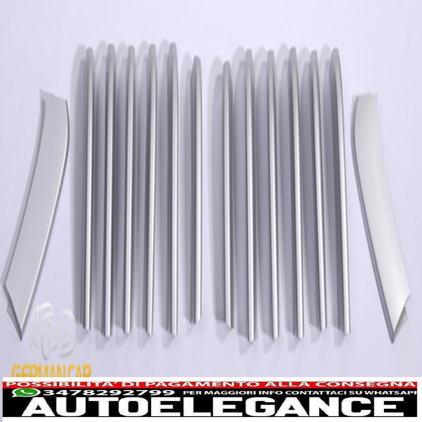 14pcs Chrome Frame Grille Masks Fit For BMW 