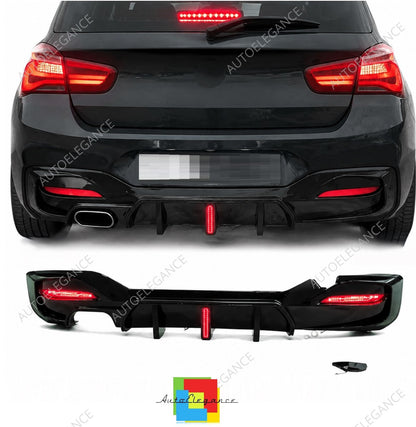 👉Diffusore Posteriore led formula 1 F1 adatto per BMW 1 F20 M-Sport 15-19👈