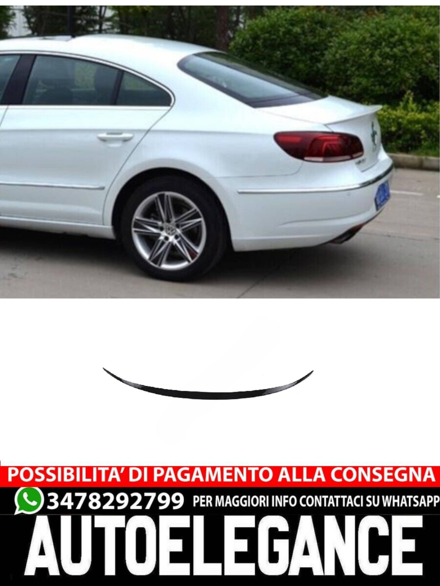 SPOILER adatta per VW PASSAT CC 2008-2016