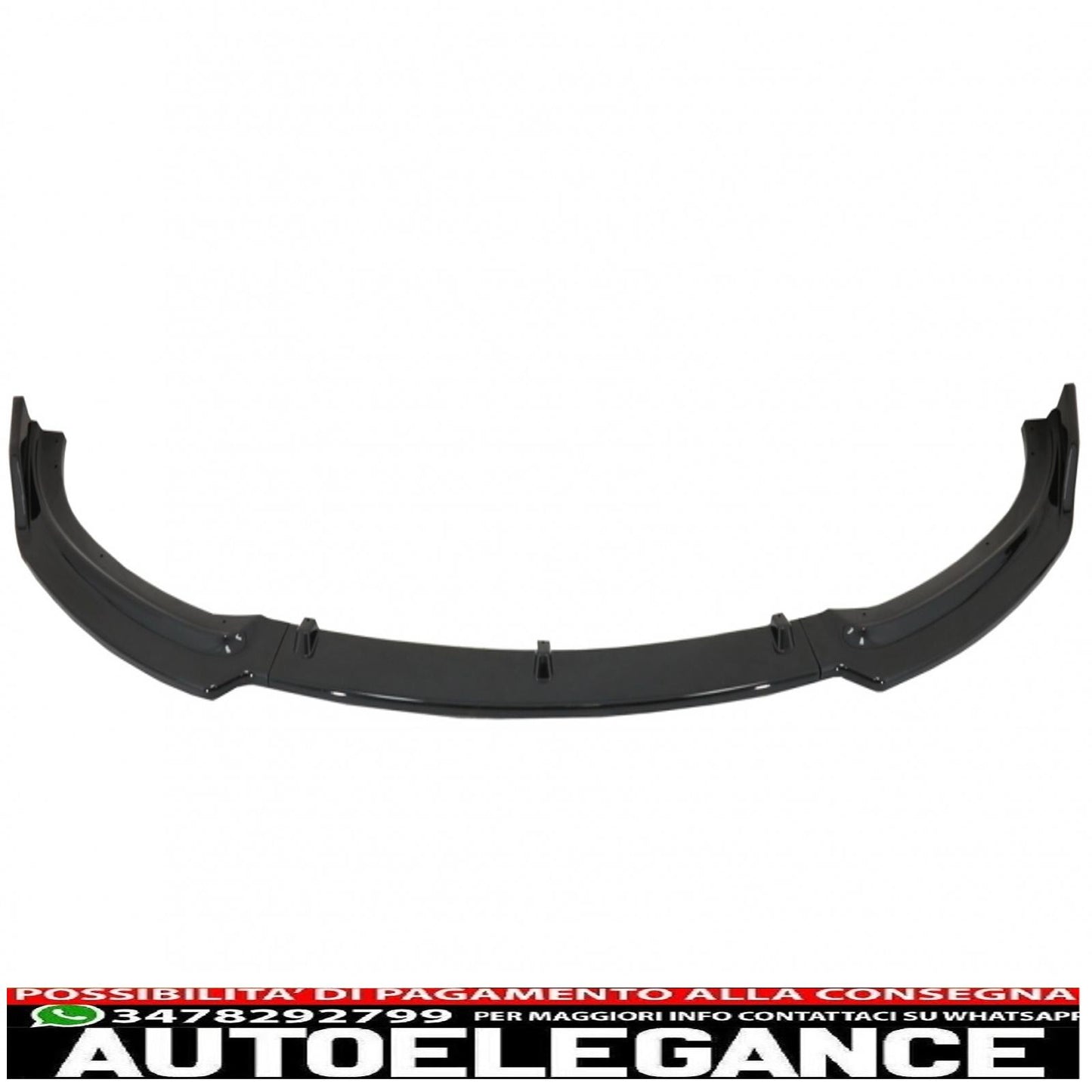 Front Bumper Spoiler Suitable for BMW 3 Series F30 Sedan F31 Touring (2011-2019) Standard Bumper Piano Black Edition