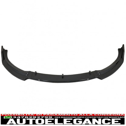 Front Bumper Spoiler Suitable for BMW 3 Series F30 Sedan F31 Touring (2011-2019) Standard Bumper Piano Black Edition