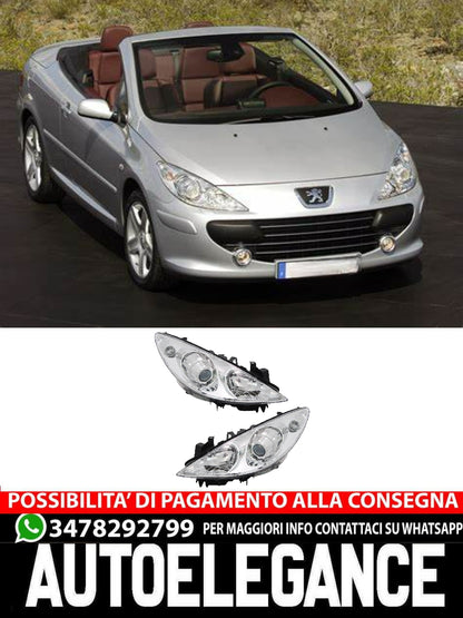 Set fari per Peugeot 307 CC 2005-2007 LWR Attuatore Motore H1 H7