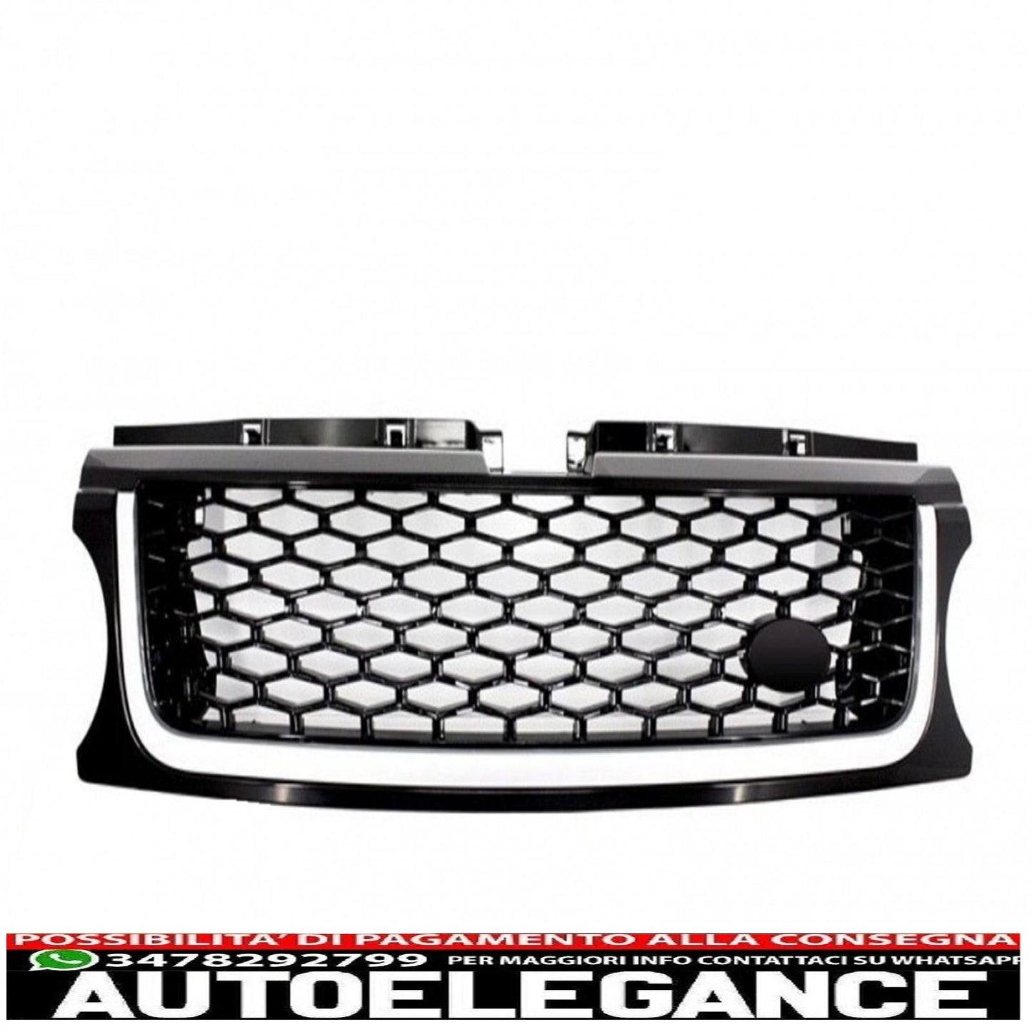 central grille and side air intakes group suitable for land rover sport l320 restyling (2009-2013) autobiography look all black edition