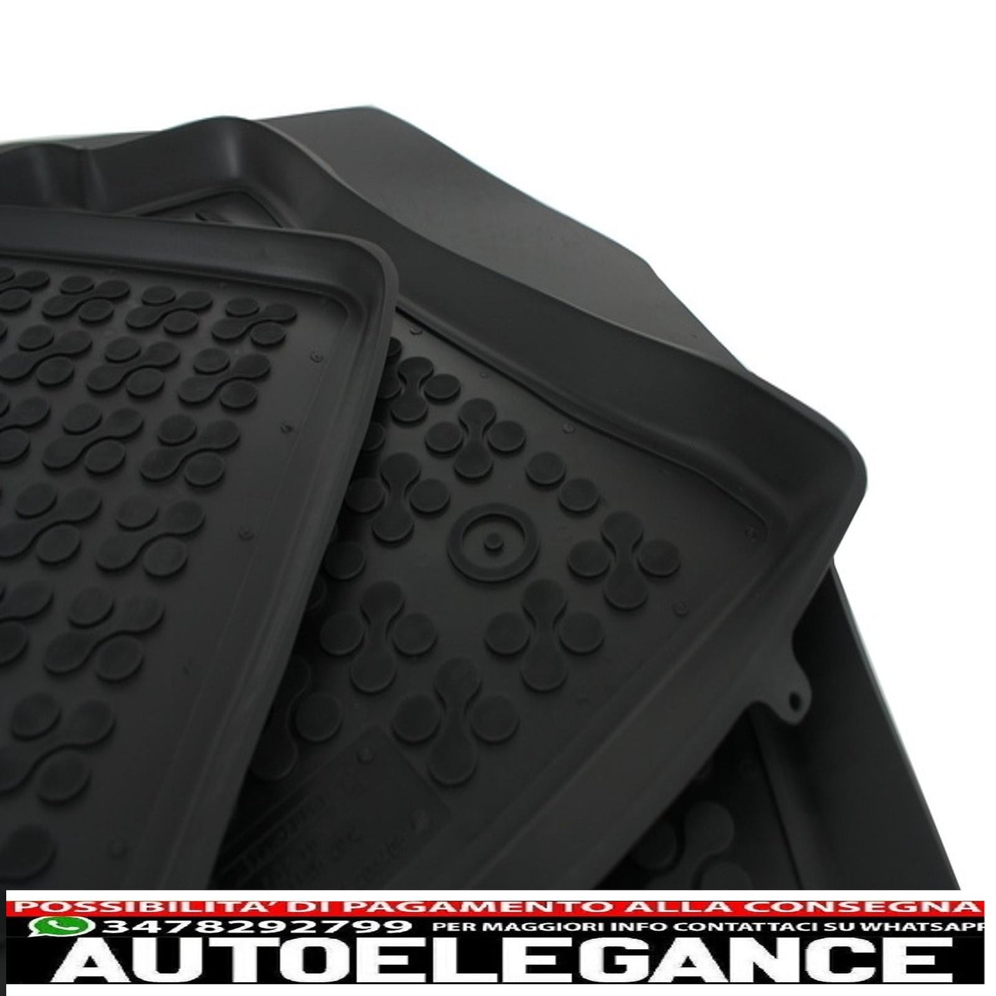 Black mat suitable for Dacia Dokker 2012-