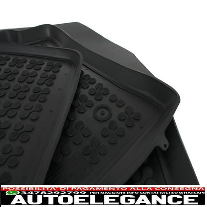Black mat suitable for Dacia Dokker 2012-