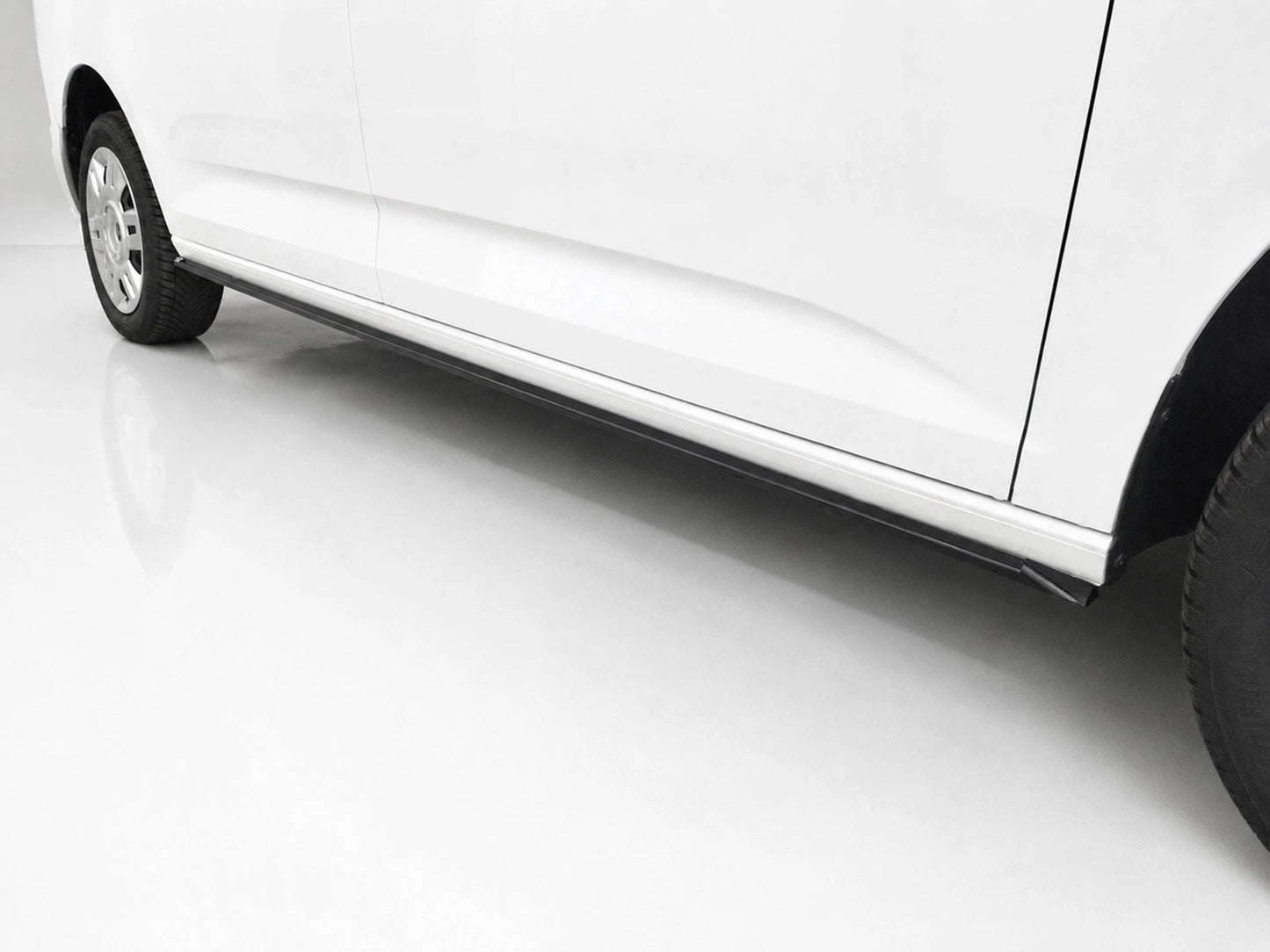 👉Gonne laterali estensioni V.1 Ford Transit Connect L2 MK3 24-ABS nero lucido👈