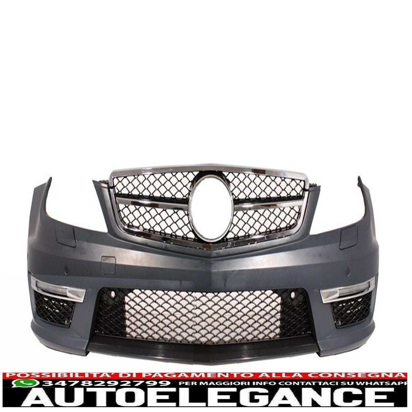 Complete conversion retrofit body kit suitable for mercedes w204 c-class facelift (2011-2014) design c63 