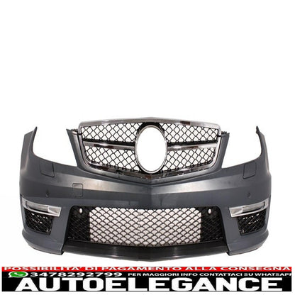 Complete conversion retrofit body kit suitable for mercedes w204 c-class facelift (2011-2014) design c63 