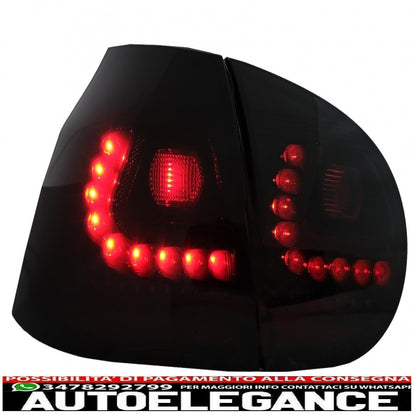 led rear lights for vw golf v 2003-2009 fog lights black/smoke