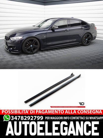 MINIGONNE LATERALI ADATTE PER BMW 4 GRAN COUPE M-PACK F36  (2014-2017)