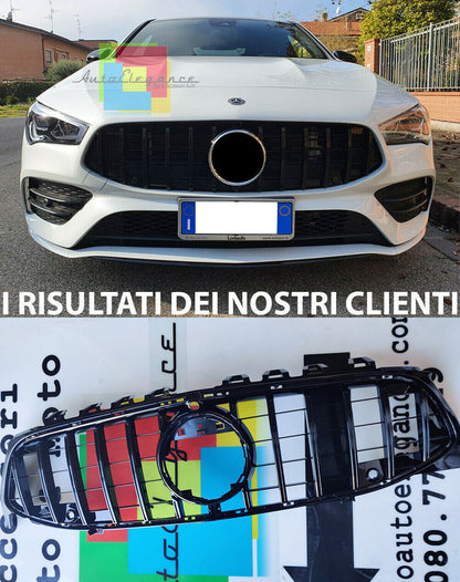 FRONT GRILLE MERCEDES CLA W118 2019+ AMG BLACK EDITION GRILLE -