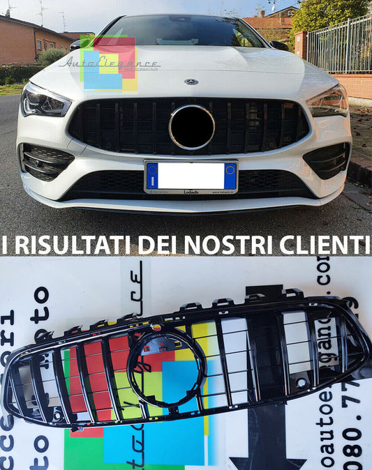 FRONT GRILLE MERCEDES CLA W118 2019+ AMG BLACK EDITION GRILLE -