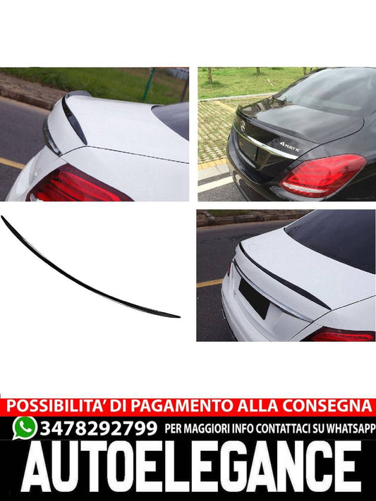 SPOILER POSTERIORE LIP NERO per Mercedes W213 Classe E