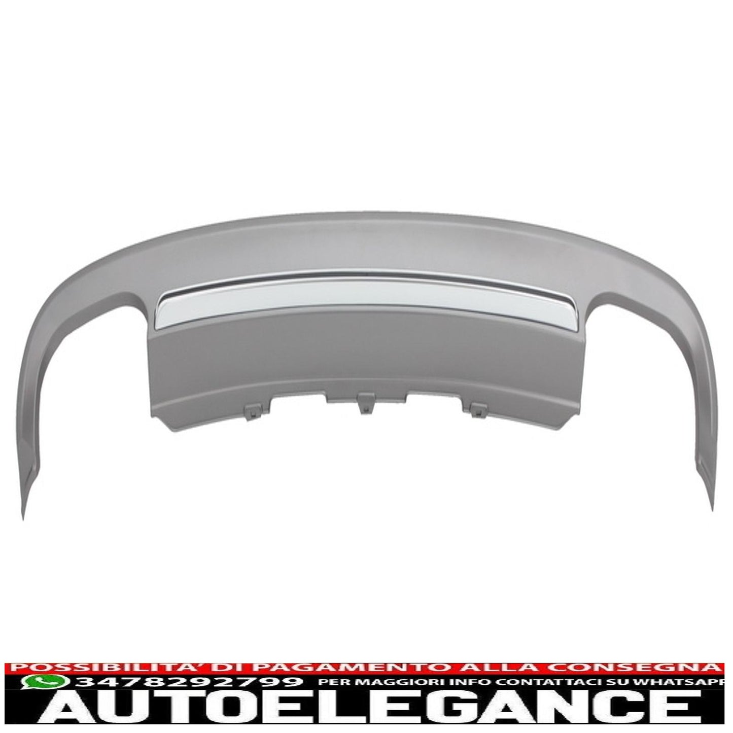 Paraurti posteriore mantovana diffusore terminali di scarico terminali di scarico adatti per audi a5 8t 2 porte coupé cabriolet (2012-2015) s5 design