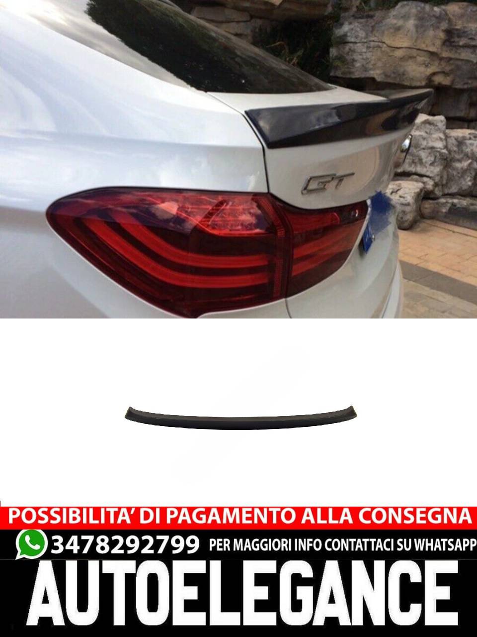 SPOILER suitable for BMW 5GT F07 2010-2013 