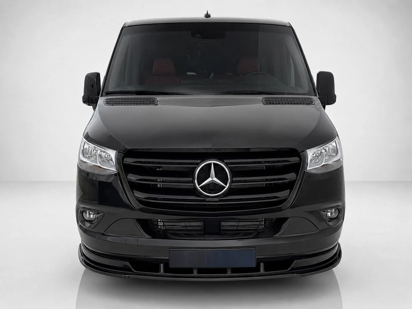 👉Splitter Anteriore per Mercedes Sprinter MK3 2018+ Spoiler Nero Lucido👈