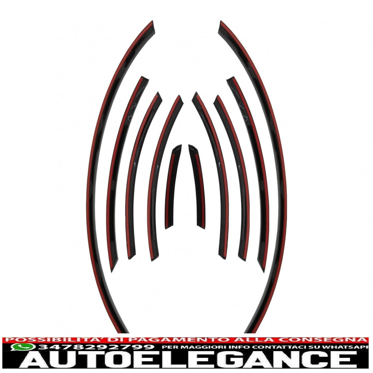 Wheel arch extension fenders suitable for audi q7 4l (2006-2014) s-line design