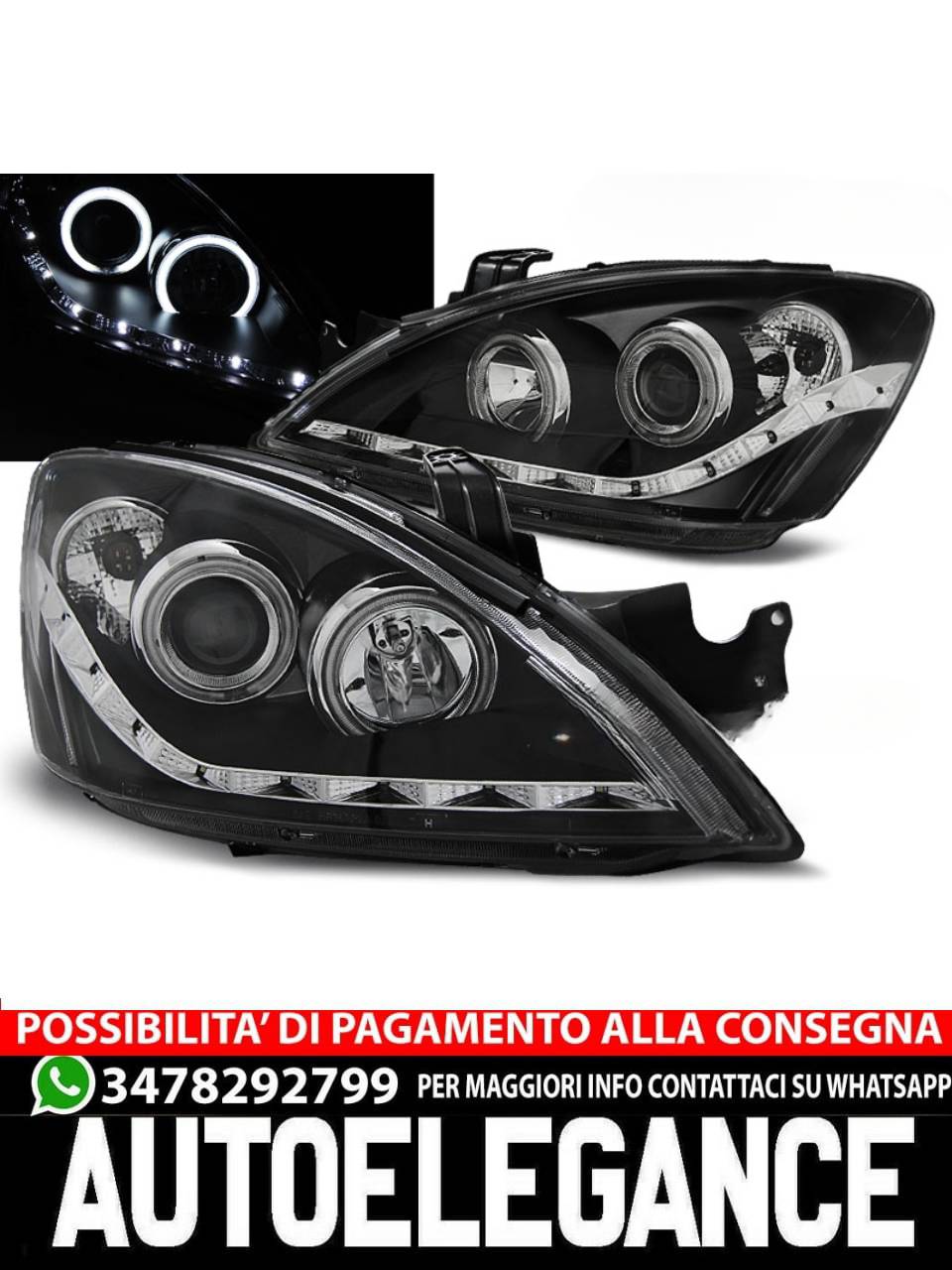 MITSUBISHI LANCER 7 04-07 CHROME DAYTIME LIGHT 