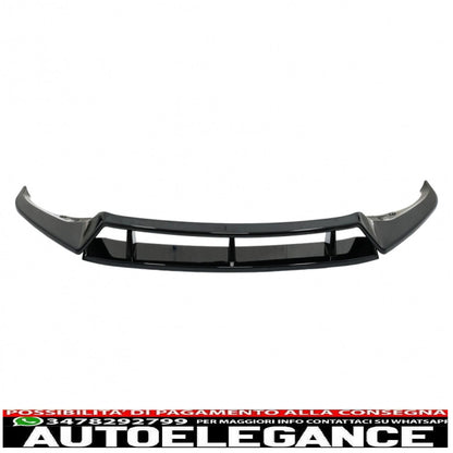 Front Bumper Spoiler Lip Fit For BMW X7 G07 LCI M Sport (2020-up) Piano Black 