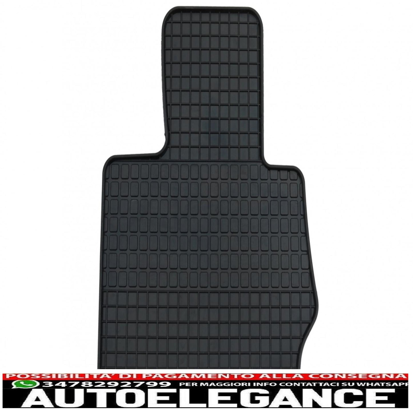 Black rubber mat suitable for bmw x3 f25 (2011-2017), x4 f26 (2014-2018)