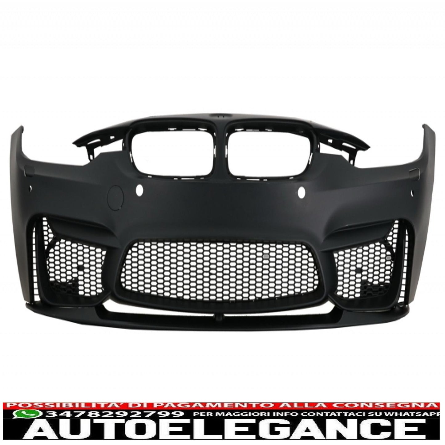 complete body kit suitable for bmw f30 (2011-2019) evo ii m3 cs design with chrome front fenders and carbon bonnet and muffler tips