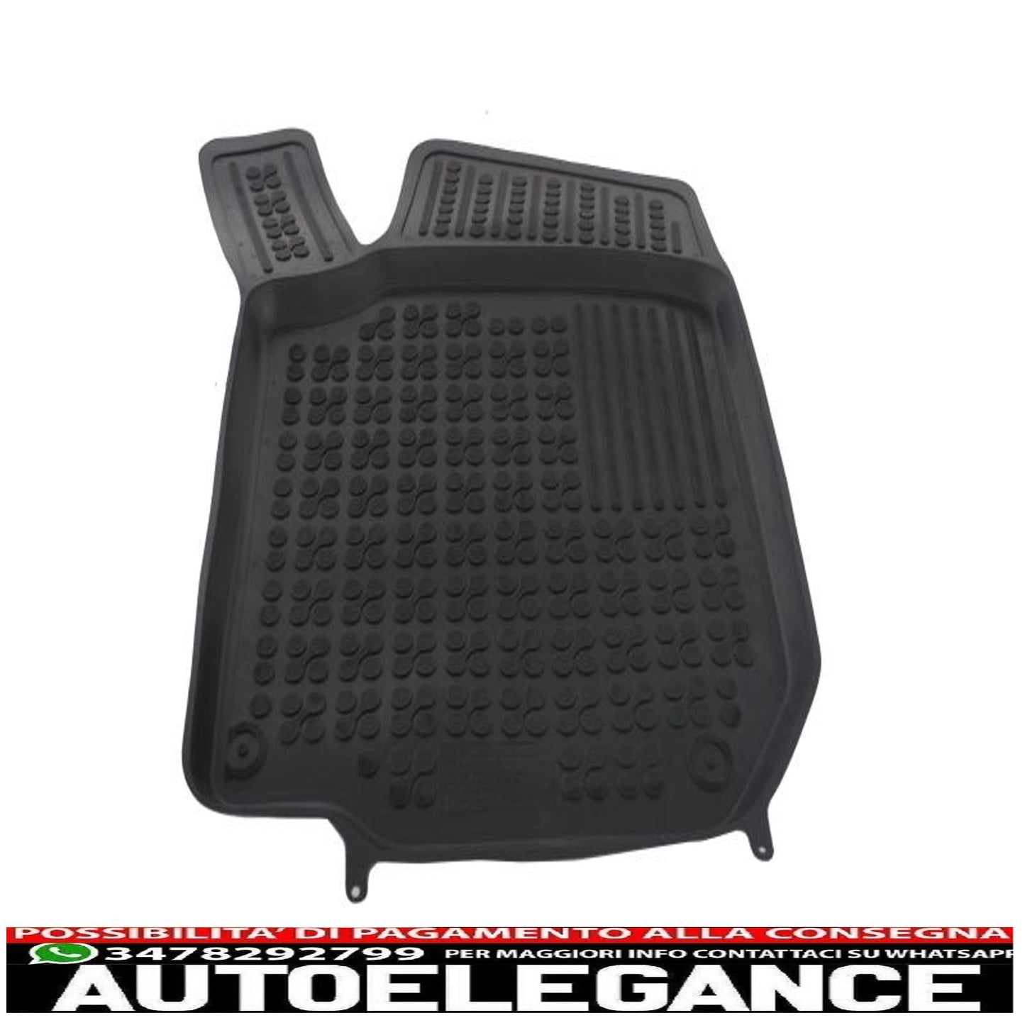 Tappetino in gomma per auto nero adatto per Seat leon 99-05 toledo 99-04 skoda octavia 97-10 vw beetle bora 98-05 golf 4 iv 97-06