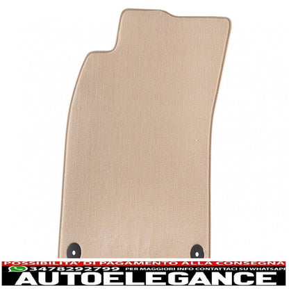 Beige floor mat suitable for audi a6 03/2006-03/2011, a6 avant 03/2006-08/2011