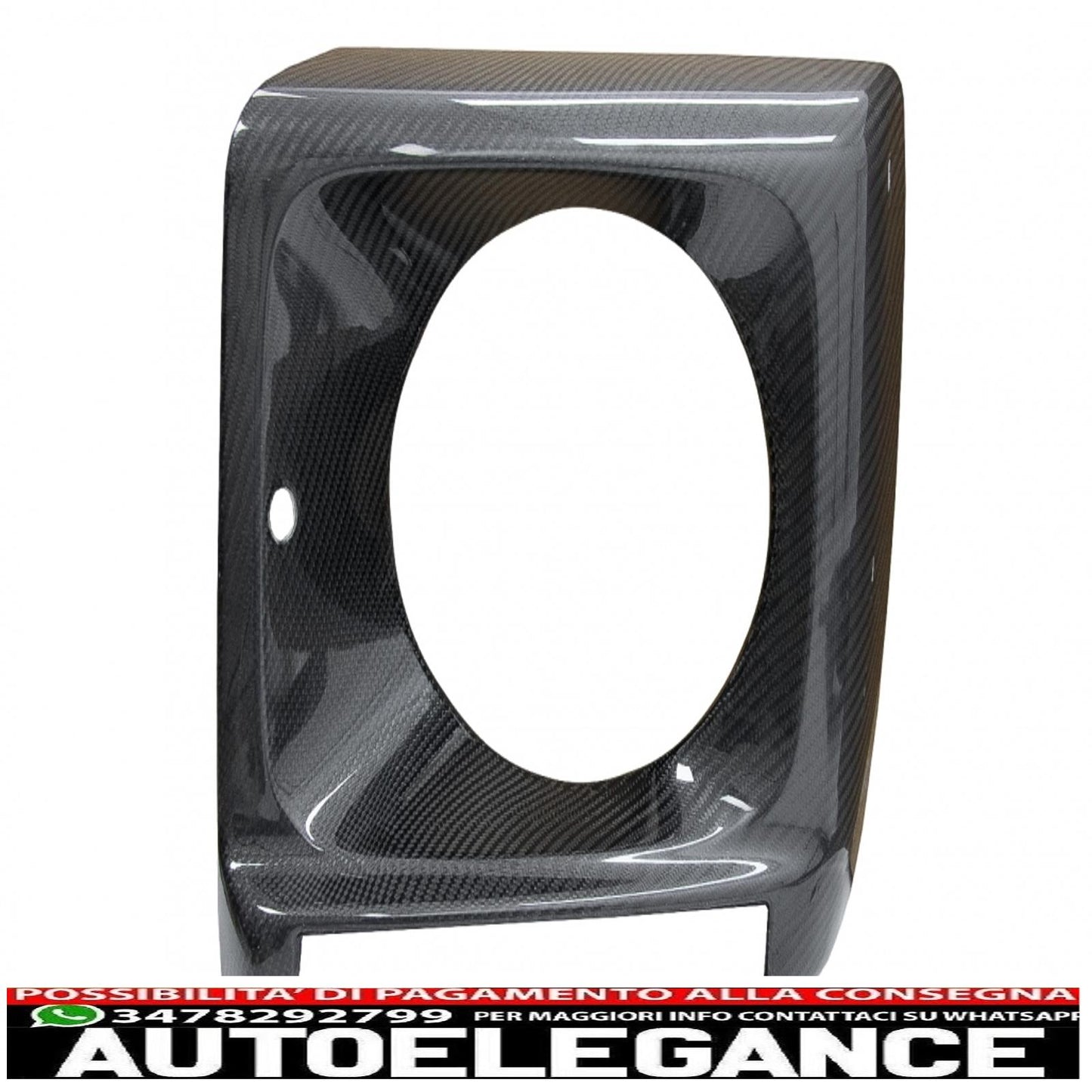 Copri fari in fibra di carbonio adatti per mercedes classe g w463 (1989-2018) design g65 AUTOELEGANCERICAMBI