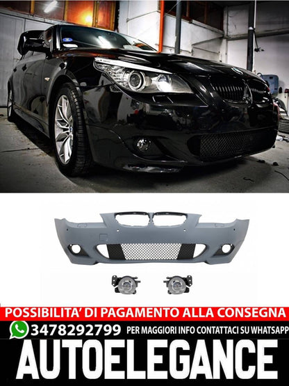 Paraurti anteriore con PDC 18mm adatto per BMW Serie 5 E60 E61 LCI (2007-2010)