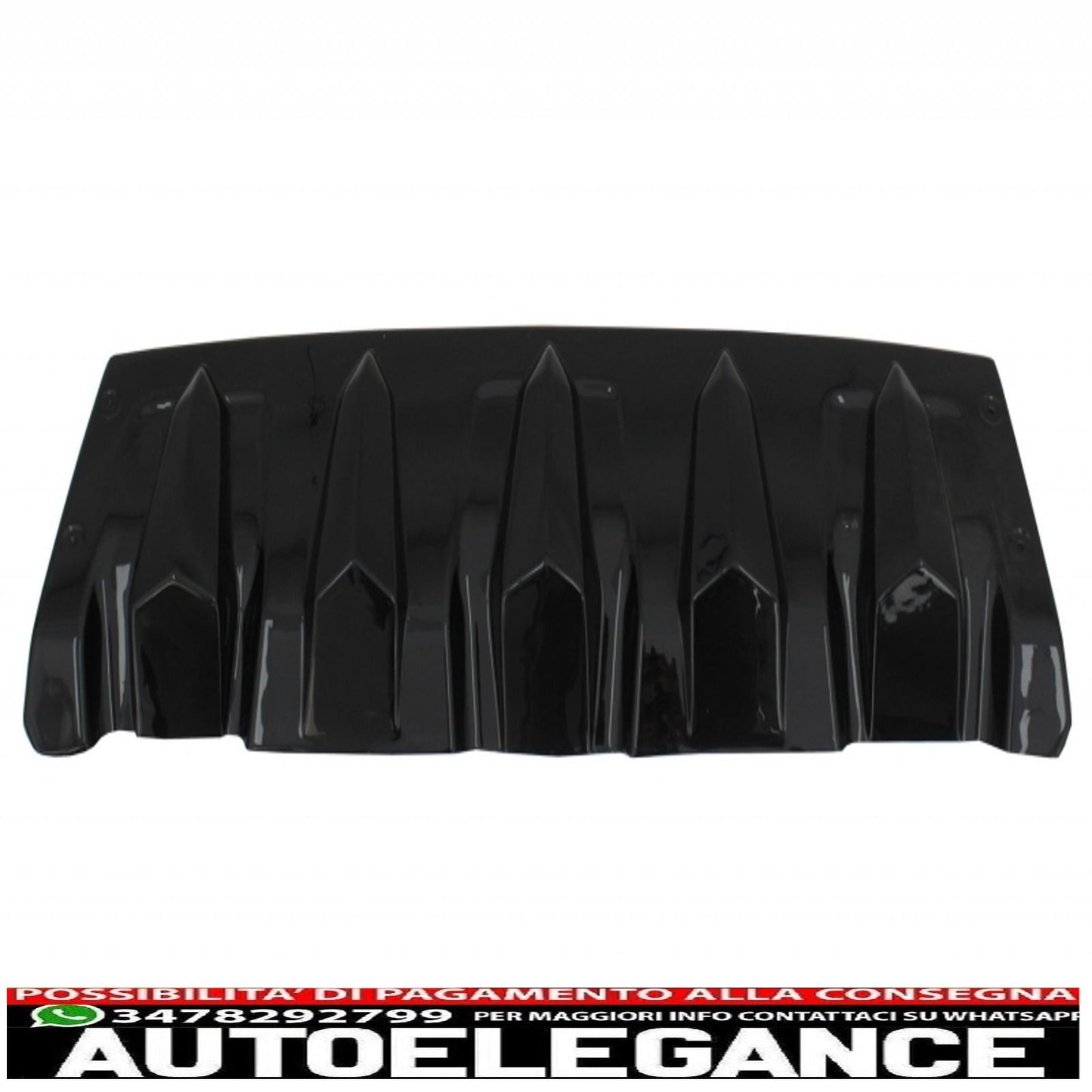 Protezione paramotore paraurti anteriore e posteriore adatta per Dacia Duster 4x4 / 4x2 (2010-2017) Piano Black