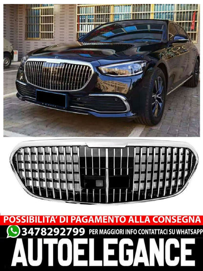 Sports grille for Mercedes W223 S-CLASS MAYBACH DESIGN 