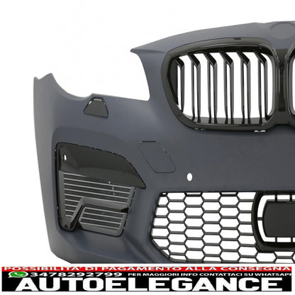 front bumper with center grills suitable for bmw 5 series f10 f11 (2011-2017) m5 style 2020 